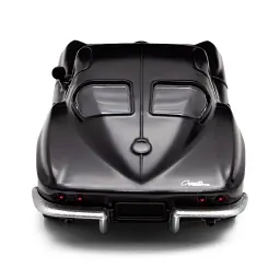 Автомодель - CHEVROLET CORVETTE SPLIT WINDOW 1963 (матовий чорний) - мініатюра 10