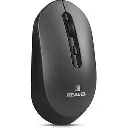 Комп'ютерна мишка Real-El RM-470W Wireless/Bluetooth Dark Gray (EL123200049) - мініатюра 5