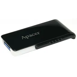 USB флеш накопичувач Apacer 128GB AH350 Black RP USB3.0 (AP128GAH350B-1) - мініатюра 3