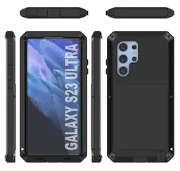 Протиударний чохол Primo Doom Armor для смартфона Samsung Galaxy S23 Ultra (SMS918) Black - мініатюра 4