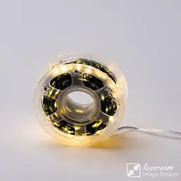 Гірлянда Роса нитка 500 LED довжина 50 м з пультом від мережі зелена, жовтий - мініатюра 12