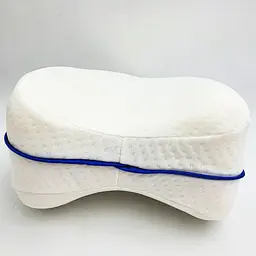 Ортопедична анатомічна подушка для ніг та колін з ефектом пам'яті LEG PILLOW біла - мініатюра 6