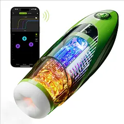 Смарт-мастурбатор BANANASOME ROCKET X7, вібрації, стискання, імітація фрикцій, підігрів - мініатюра 3