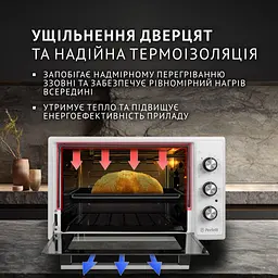 Електрична піч Perfelli MIRAGE 37 WHITE - мініатюра 3