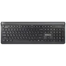 Клавіатура REAL-EL 7085 Black - мініатюра 1