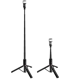 Монопод для селфі K34 Spring штатив + знімний BT пульт Black Hoco teh0029846
