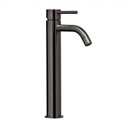 Змішувач для раковини високий Paffoni Light без донного клапана black nickel brushed LIG081NKNSP, Никель