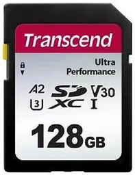Карта пам'яті SD 128GB C10 UHS-I U3 A2 R160/W90MB/s 4K Transcend teh0013287