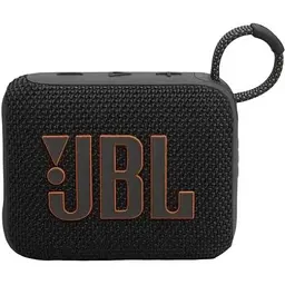 Колонка портативна 1.0 JBL Go 4 Black, 4.2 Bт, Bluetooth, живлення від акумулятора, IPX7 водонепроникна (JBLGO4BLK)