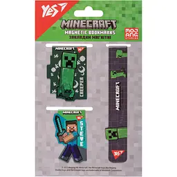 Закладки магнітні Yes Minecraft Boom 3 шт. (708345)