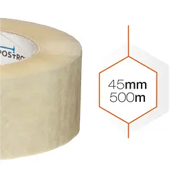 Пакувальна клейка стрічка Postroy 500 м × 45 мм (101-047) - мініатюра 5