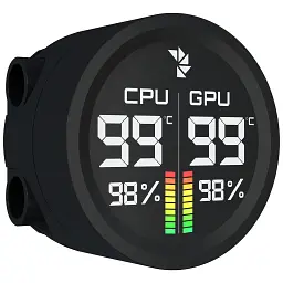 Система рідинного охолодження AeroCool Abyss L360R Digi Black (ACLA-AD36117.11) - мініатюра 3