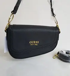 Жіноча сумка G-Dream сідло (в стилі Гесс Guess) Чорна - мініатюра 9