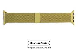 Ремінець ArmorStandart Milanese Loop для Apple Watch 49/46/45/44/42 (Series 1-3) Yellow (ARM55261)