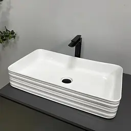 Умивальник VBI Volturino white накладний VBI-012619, Білий