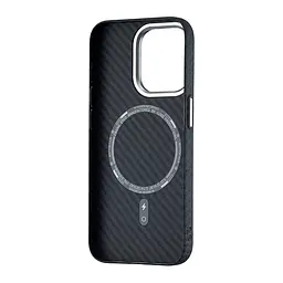 Чохол Luxo Free Air CarBon with MagSafe iPhone 15 PRO Black - мініатюра 3