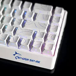 Ігрова дротова магнітна клавіатура GK GAMAKAY x NaughShark NS68 / Rapid Trigger / 65% / Hall Effect / White - мініатюра 2