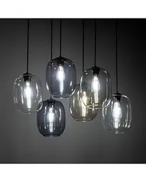 Підвісний світильник TK Lighting 5974 Elio E27 6x15W IP20 Bk - мініатюра 3
