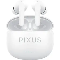 Навушники бездротові Band TWS, White, Bluetooth 5.3, мікрофон Pixus teh0027983