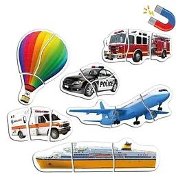 Набір магнітів Magdum Baby puzzle Транспорт ML4031-24 EN