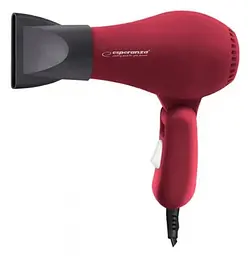 Фен EBH003R Aurora, Red, 750 Вт Esperanza teh0023504