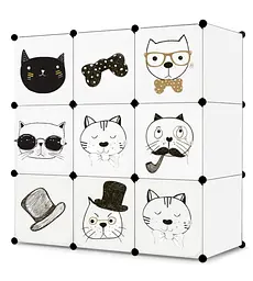 Модульна шафа-органайзер Leobert Kids для дитячих іграшок білий - мініатюра 4