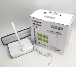 Настільна лампа Digad 1937 сенсорна + 2х18650 + USB +3 режими (плавне регулювання) - мініатюра 5