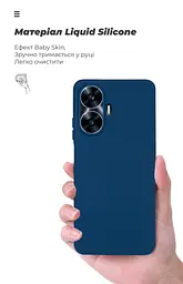 Чехол ArmorStandart ICON для Realme C55 Dark Blue (ARM70912) - мініатюра 7
