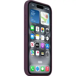 Чохол Silicone Case with MagSafe для Apple iPhone 16 Plum AAA [116599] - мініатюра 2