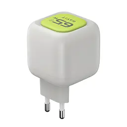 Зарядний пристрій Havit UC253 GaN 65W USB-A USB-C кабель USB-C сірий/зелений (HV-UC253-GYGN) - мініатюра 4