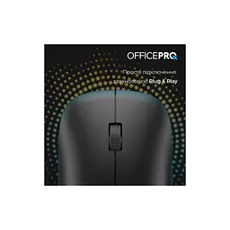Мишка OfficePro M225B Silent Click Wireless Black (M225B) - мініатюра 8