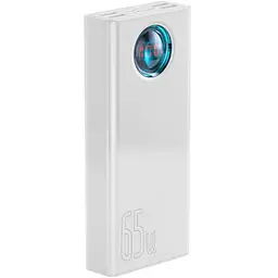 Зарядний пристрій Baseus Amblight Digital Display Quick Charge 65W 30000mAh (Білий) - мініатюра 2