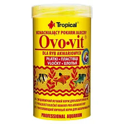 Сухий корм для акваріумних риб Tropical в пластівцях Ovo-Vit 250 мл для всіх акваріумних риб