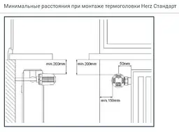 Термостатична головка для радіатора Herz Стандарт 6-28°C М28х1,5 (1726006) 30412 - мініатюра 8