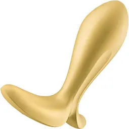 Анальна пробка з вібрацією Satisfyer - Intensity Plug, золотий - мініатюра 4