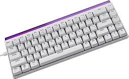Клавіатура Ajazz NK68 Red Switch White USB-C (NK68-R-W) - мініатюра 4