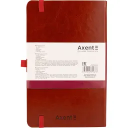 Книга записна Axent Partner Lux, 125х195 мм 96 аркушів у клітинку Бордова (8202-05-A) - мініатюра 3