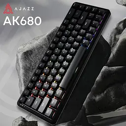 Клавіатура Ajazz AK680 MAX Magnetic Switch ABS Black Keycaps RGB Aluminum Positioning Pl (AK680-WM-B-A) - мініатюра 10