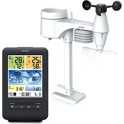 Метеостанція Sencor чорний (SWS9898WIFI) - мініатюра 10