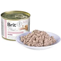 Корм вологий Brit VetDiet Hypoallergenic для собак із харчовою алергією з лососем 200 г - мініатюра 2