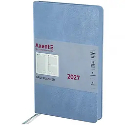 Щоденник Axent 2027 Partner Soft Cloud 145x210 мм блакитний (8837-27-5-A)