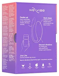 Смарт-віброяйце We-Vibe Jive Lite Purple, невеликий розмір - мініатюра 12