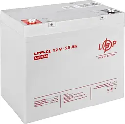 Акумуляторна батарея для ДБЖ LogicPower GEL 12 V / 55 А*ч (LP15266) - мініатюра 2