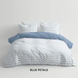 Комплект постільної білизни ТЕП Blue Petals євро