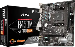 Материнська плата MSI B450M-A Pro Max Socket AM4 (B450M-A PRO MAX) Б/В