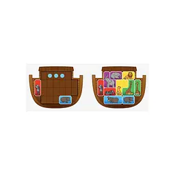 Дорожня магнітна гра Smart Games Ноїв ковчег, укр. мова (SGT 240 UKR) - мініатюра 2