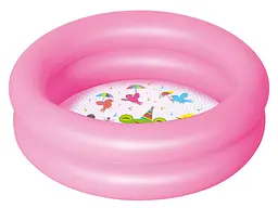 Басейн дитячий Bestway, 61x15 см, 2 кільця, 21 л, ремкомплект, від 2 років
