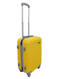 Валіза маленька S ABS-пластик Milano bag 004 56,5×39×24см 40л Жовтий - мініатюра 2