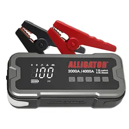 Пусковий пристрій Alligator Jump Starter 2000A/4000A 24000mAh з компресором 10Bar(JS850)