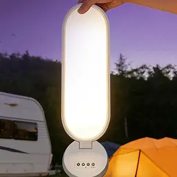 Настільна LED-лампа K-52 з регулюванням яскравості та температури світла 38 Вт + пульт - мініатюра 3